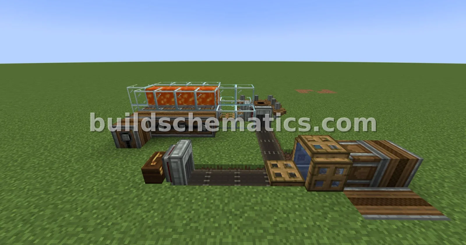 Simple Iron Farm - 208 Blocks — view 2