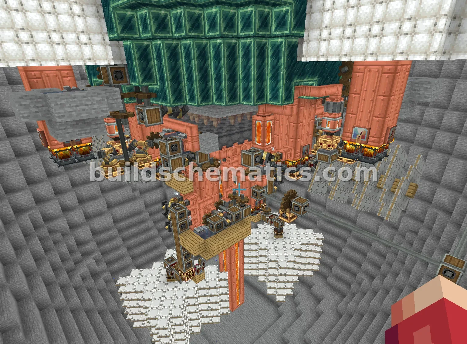 Customizable Flying Island Base