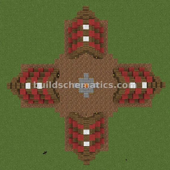 Medieval Tent Base — view 2