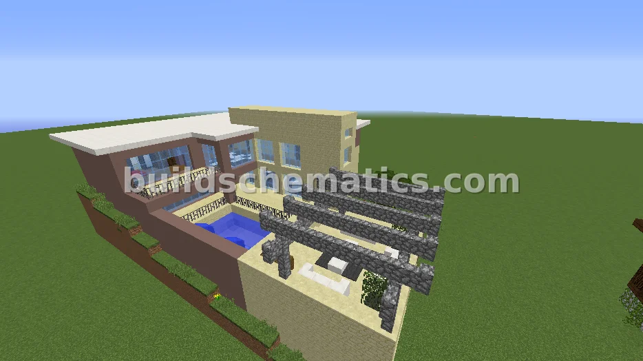 Modern Four Bedroom House Design — view 3