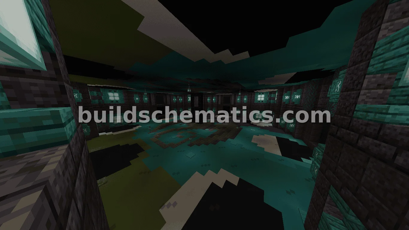 Nether Hub With Dragon And Moon Theme