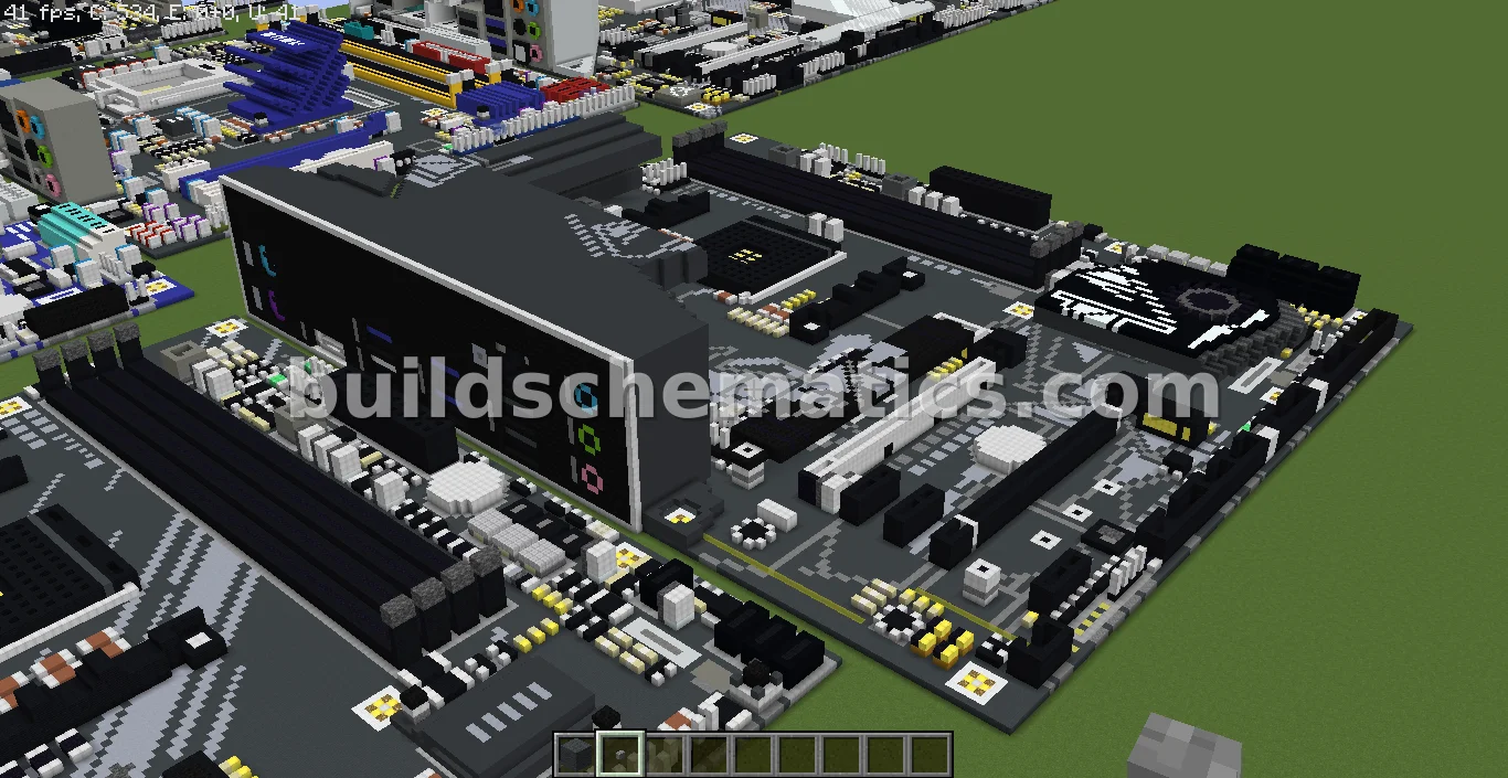 Gigabyte X570 Gaming X Motherboard Pixel Art