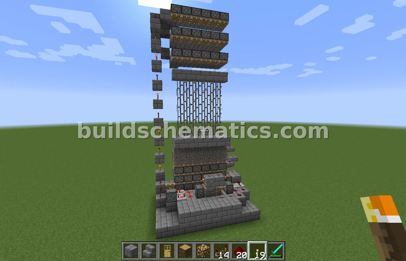 Redstone Castle Gate Mechanism