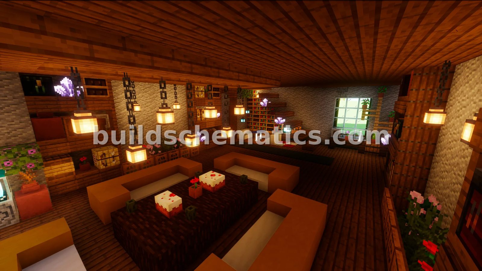 Paleoak Cabin With Detailed Interior — view 4