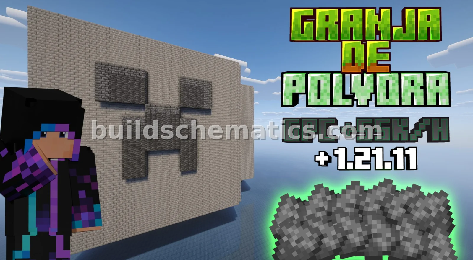 Creeper Powder Farm - 55k/hr