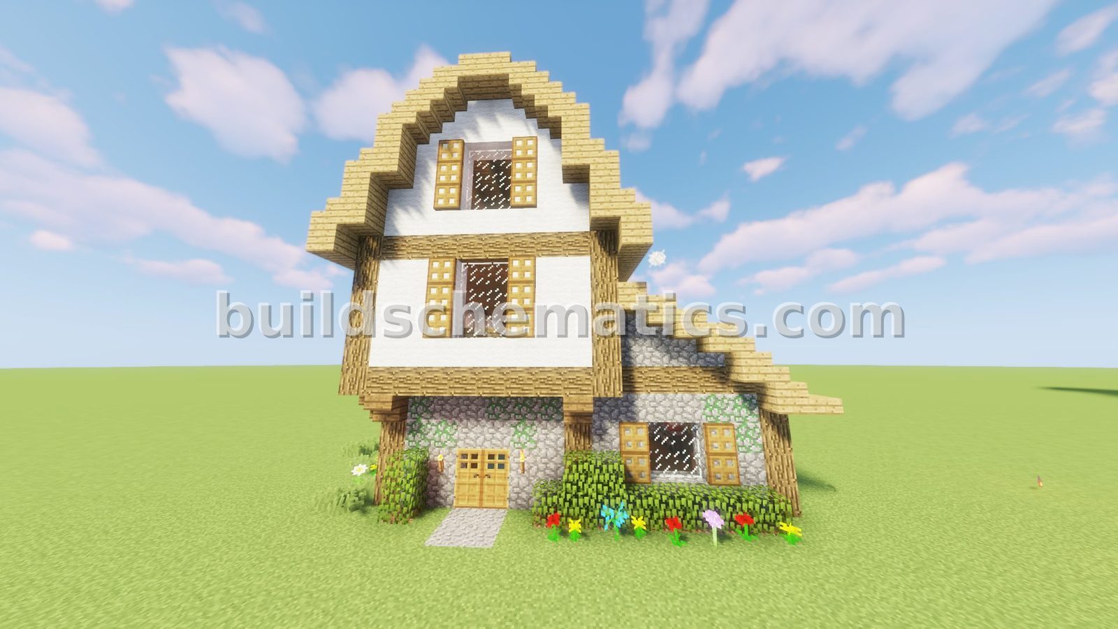 Classic Minecraft Rural Home — view 2