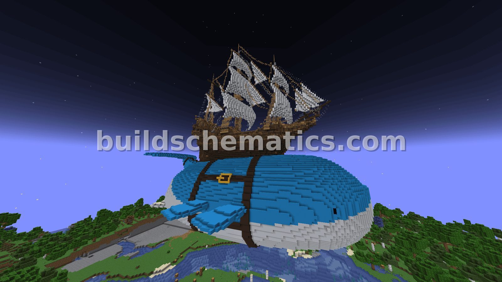 Giant Wailord Pirate Ship — view 5