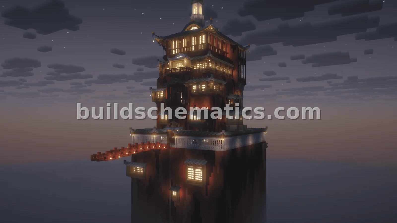 Spirited Away Style Bath House