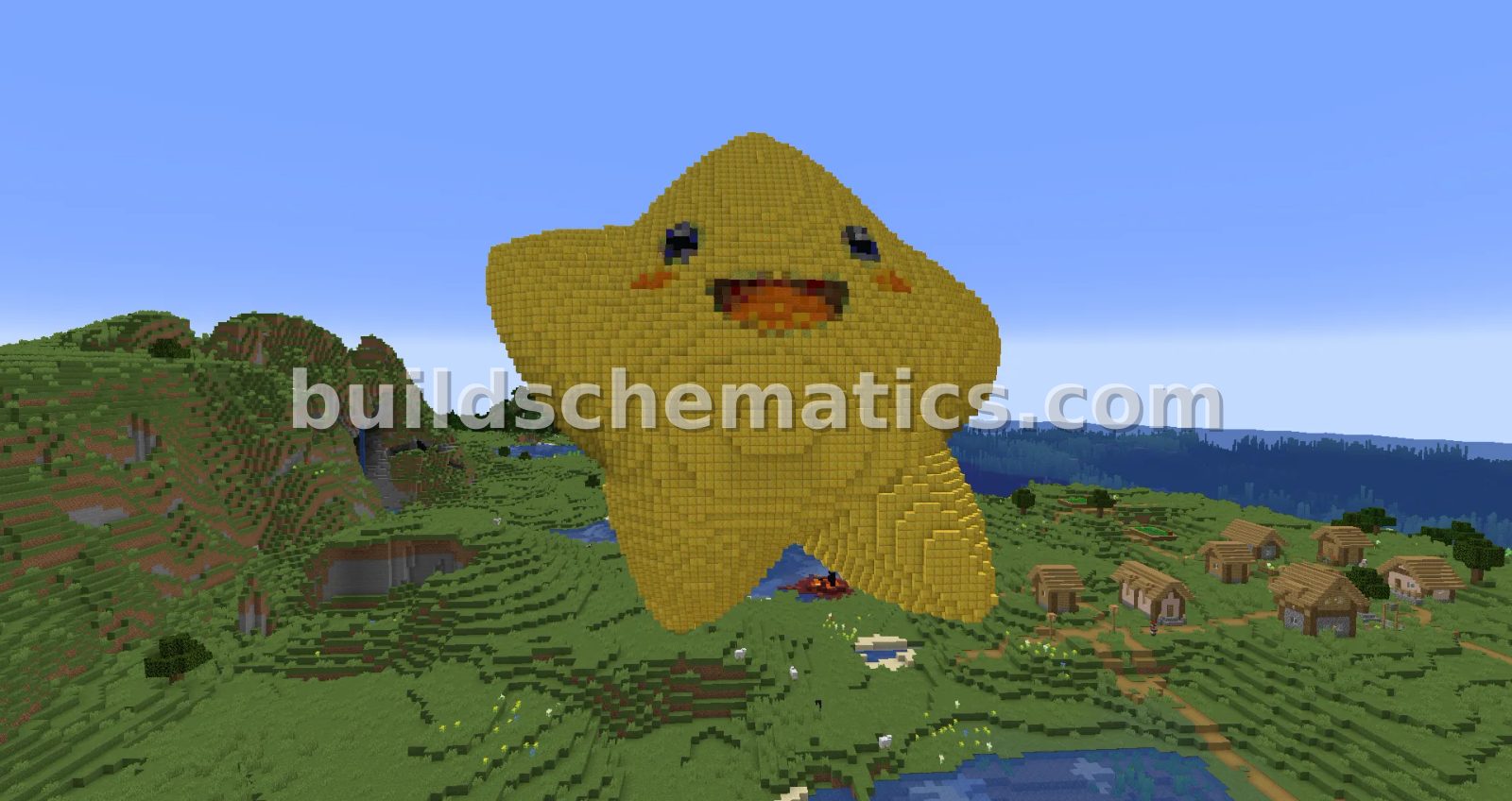 Starfy Statue – Large Minecraft Build