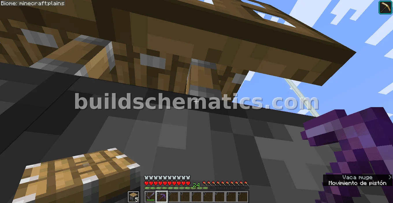 Bedrock Breaker Redstone Machine — view 4