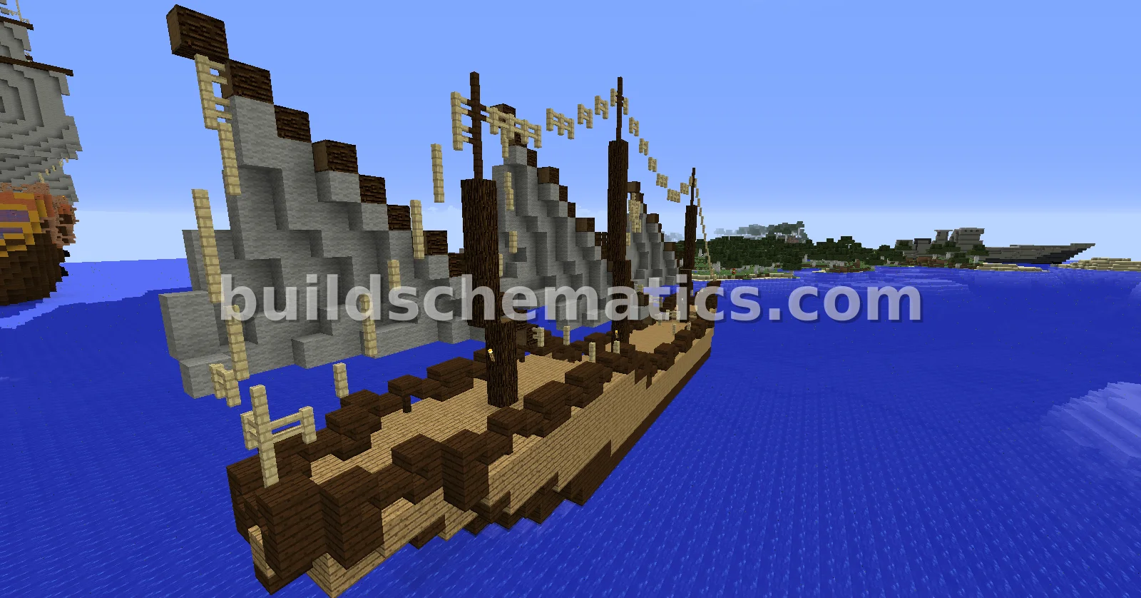 Xebec Sailing Ship — view 4
