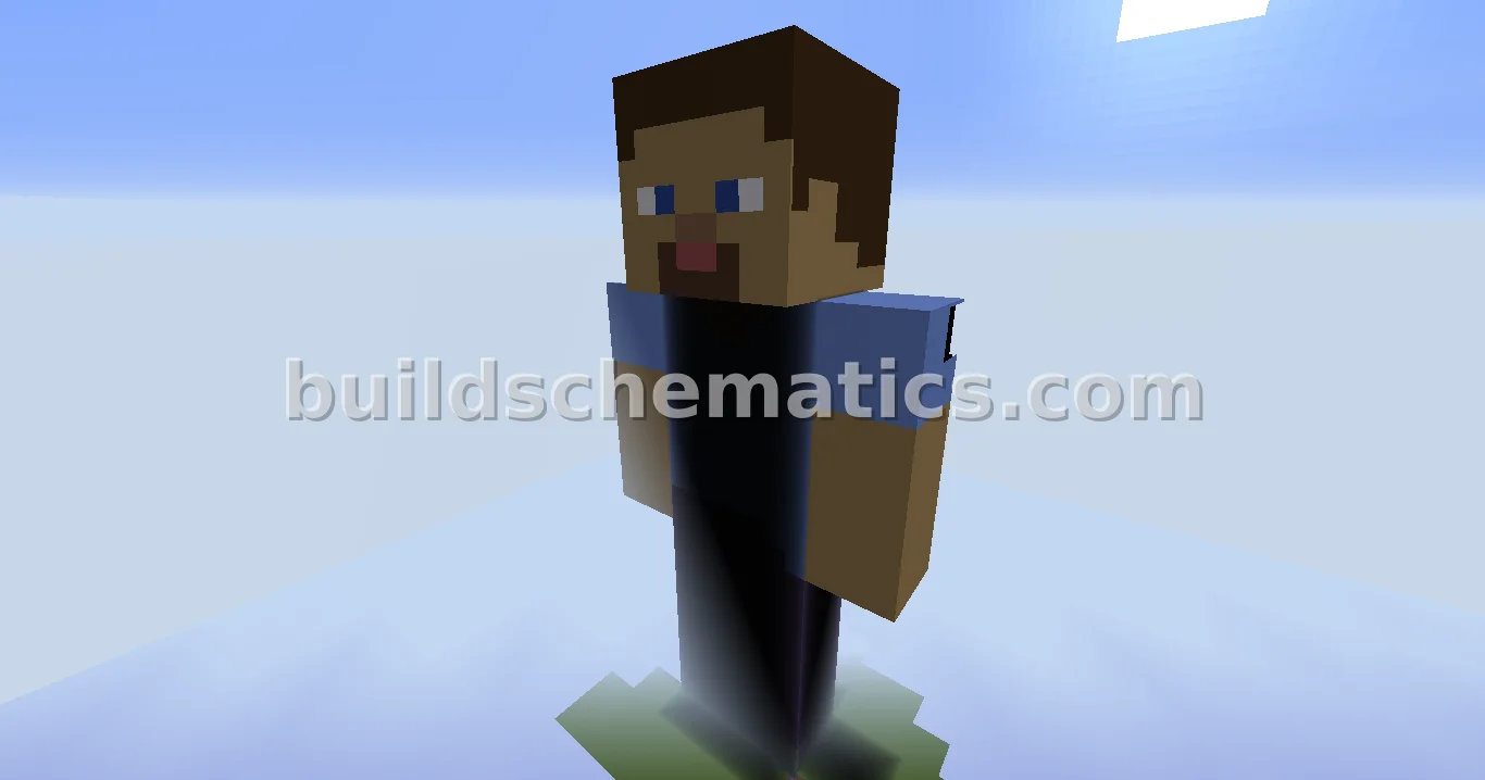 Giant Steve Pixel Art