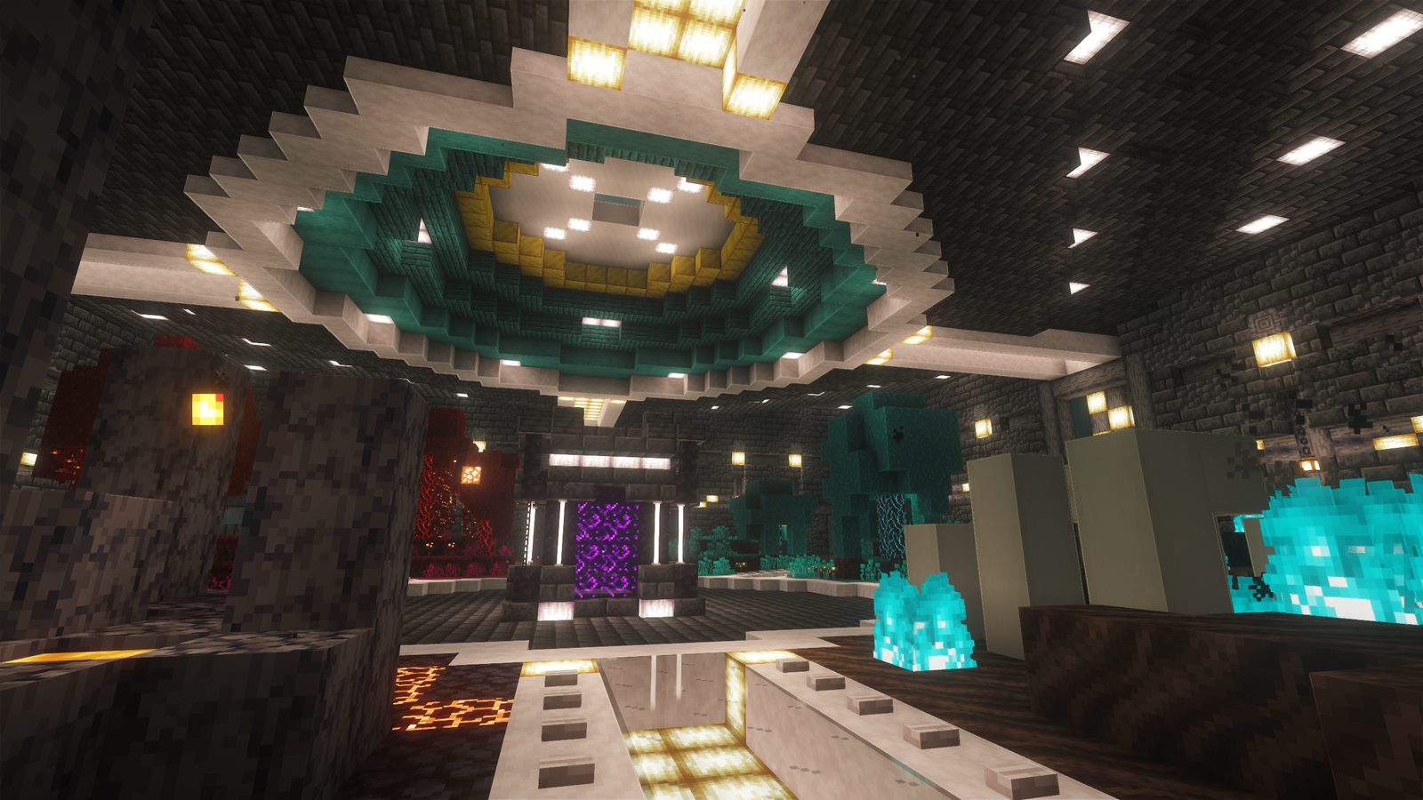 Four Biome Nether Hub