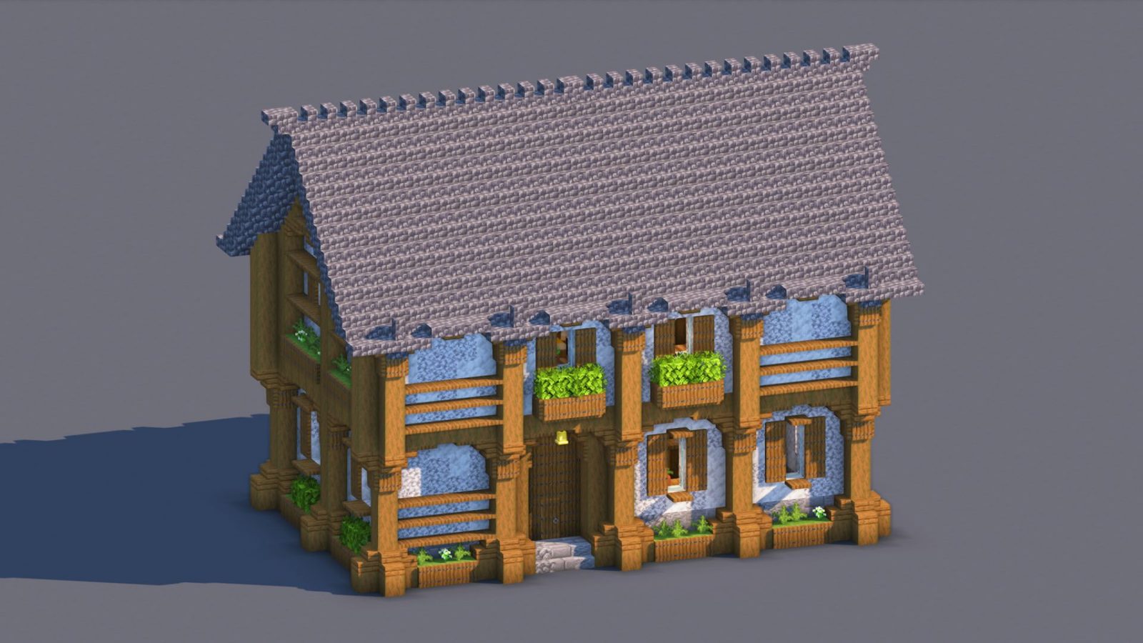 Decorated Medieval Survival Home Build