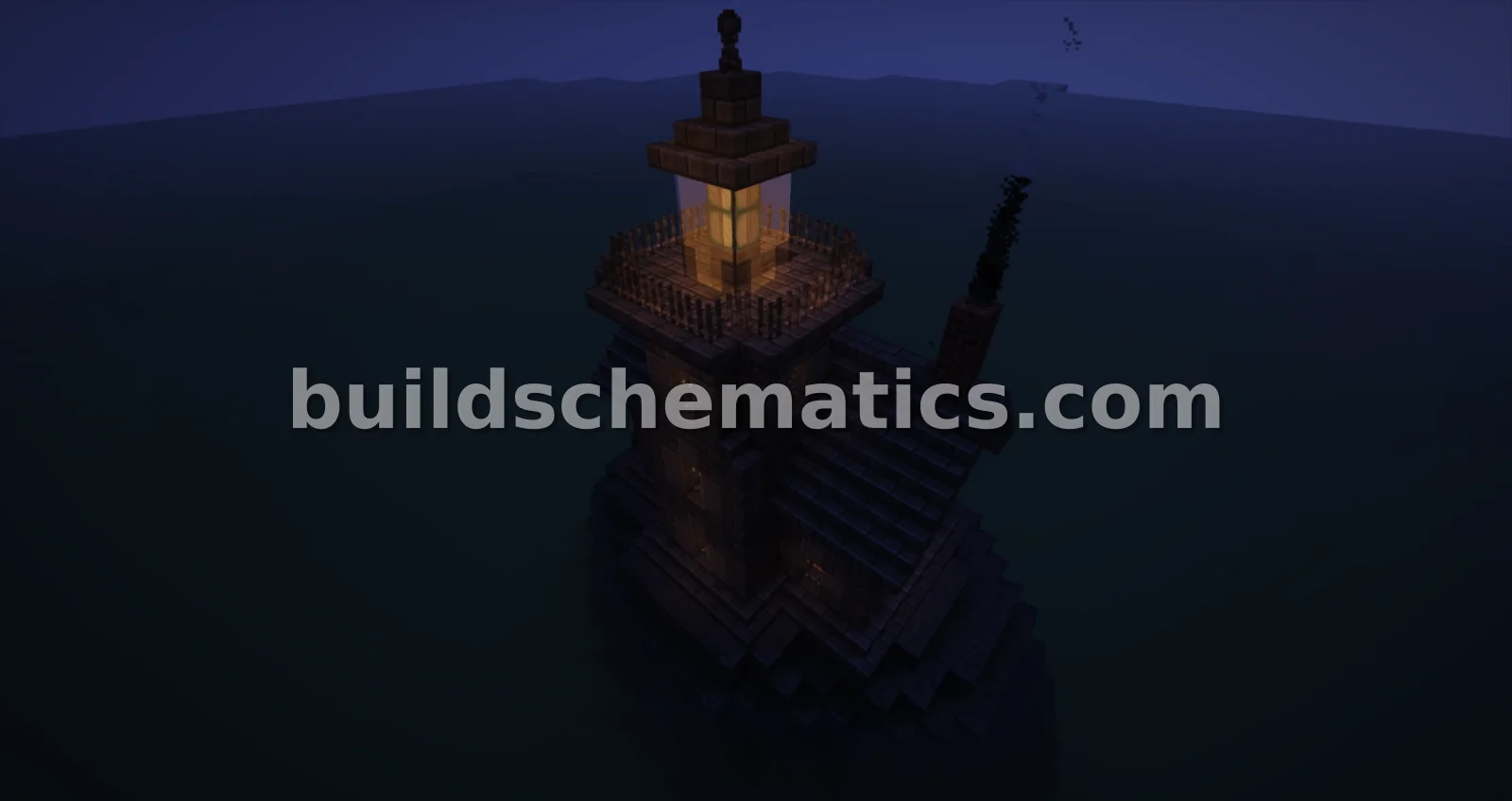 Stone Lighthouse With Working Fireplace — view 4
