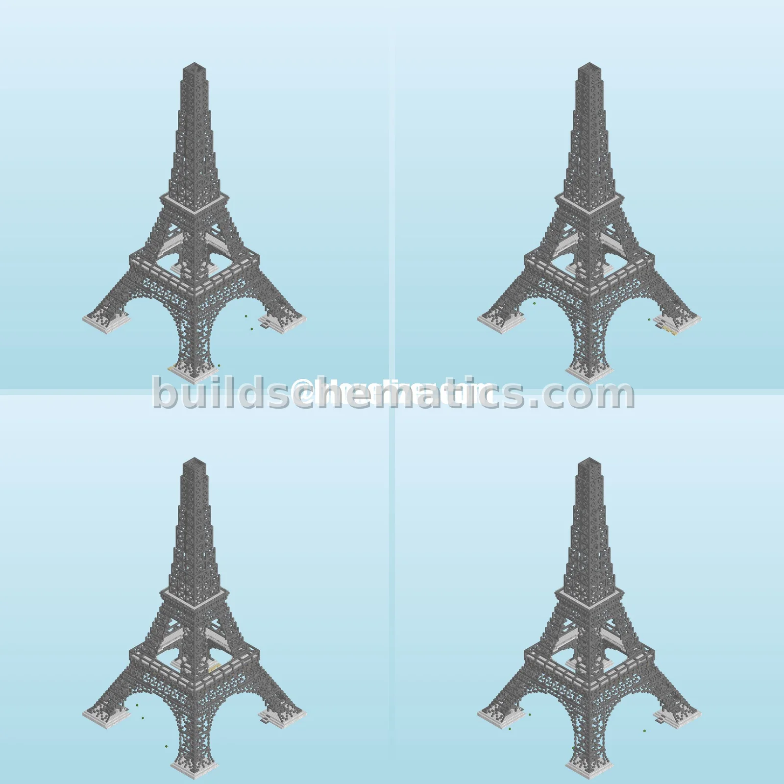Parisian Eiffel Tower Replica