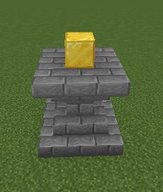 Gold Podium Decoration