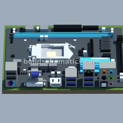 ASRock H97M-ITX/ac Motherboard Replica — view 3