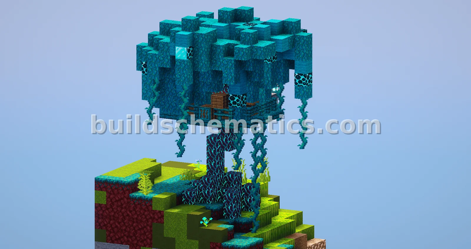 Nether Themed Treehouse Structure