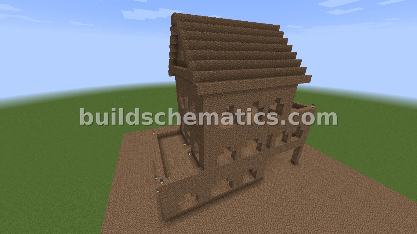 Simple Dirt House For Survival