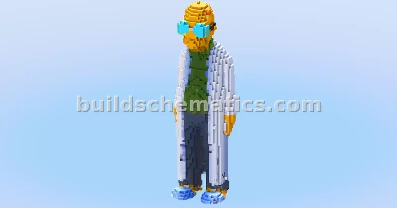 Futurama Professor Farnsworth Statue