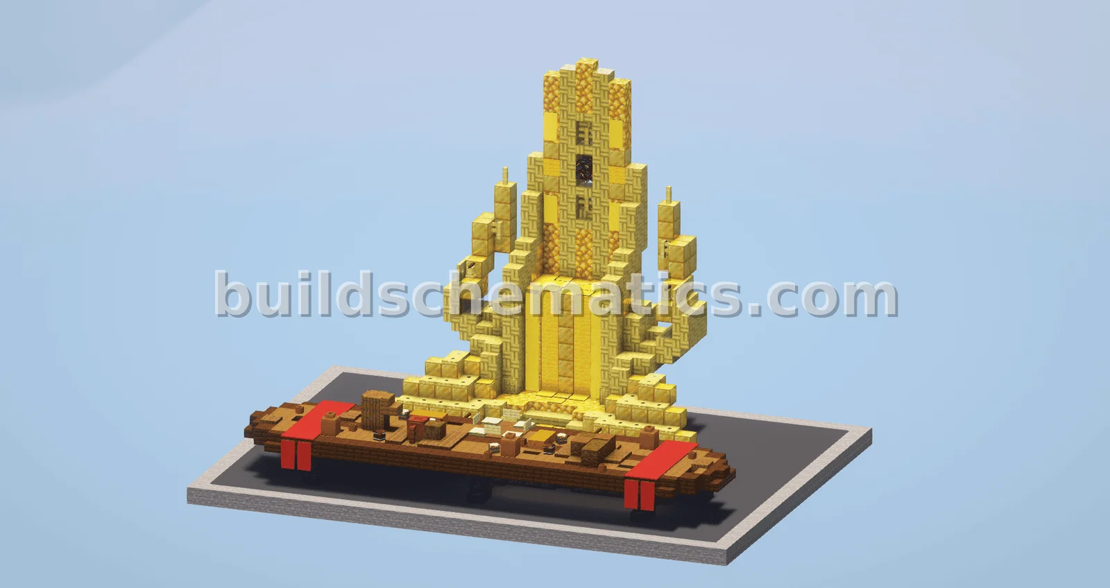 Big Golden Throne of Odin