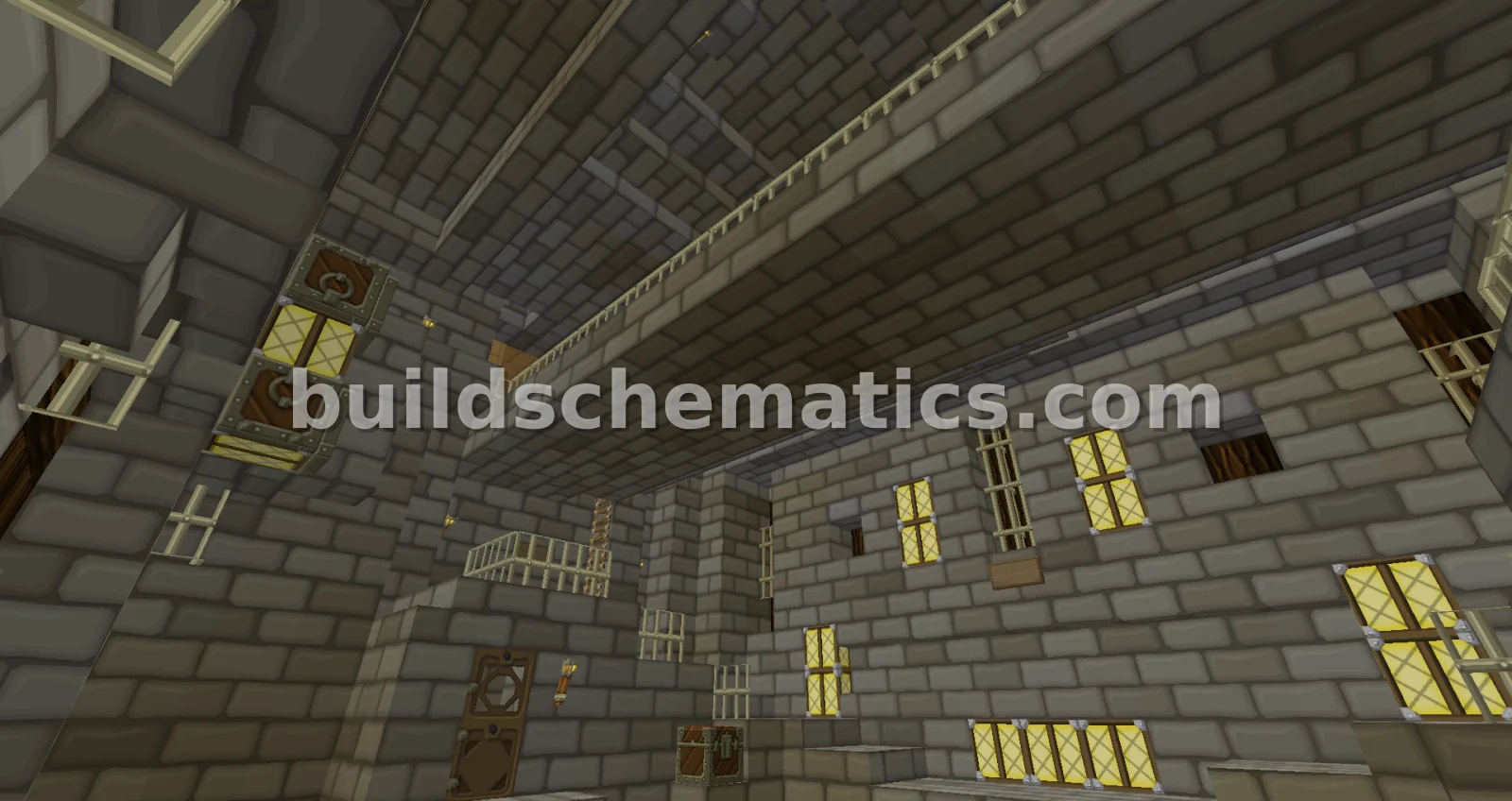 Medieval Guard Tower with Signal Fire — view 3