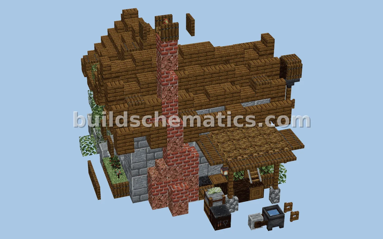 Spruce Cottage - Rustic Minecraft Build