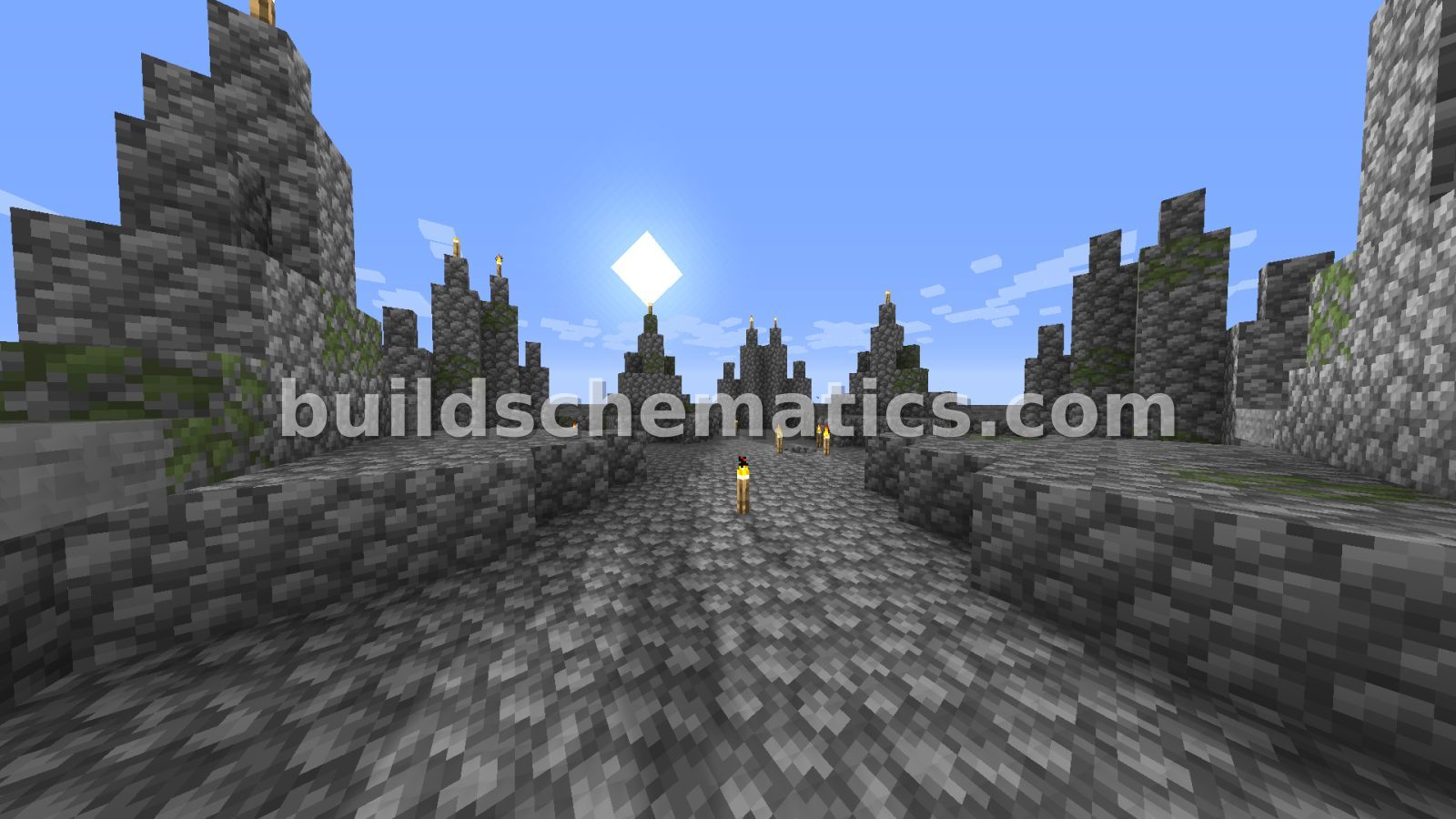 Mossy Cobblestone Tower — view 4
