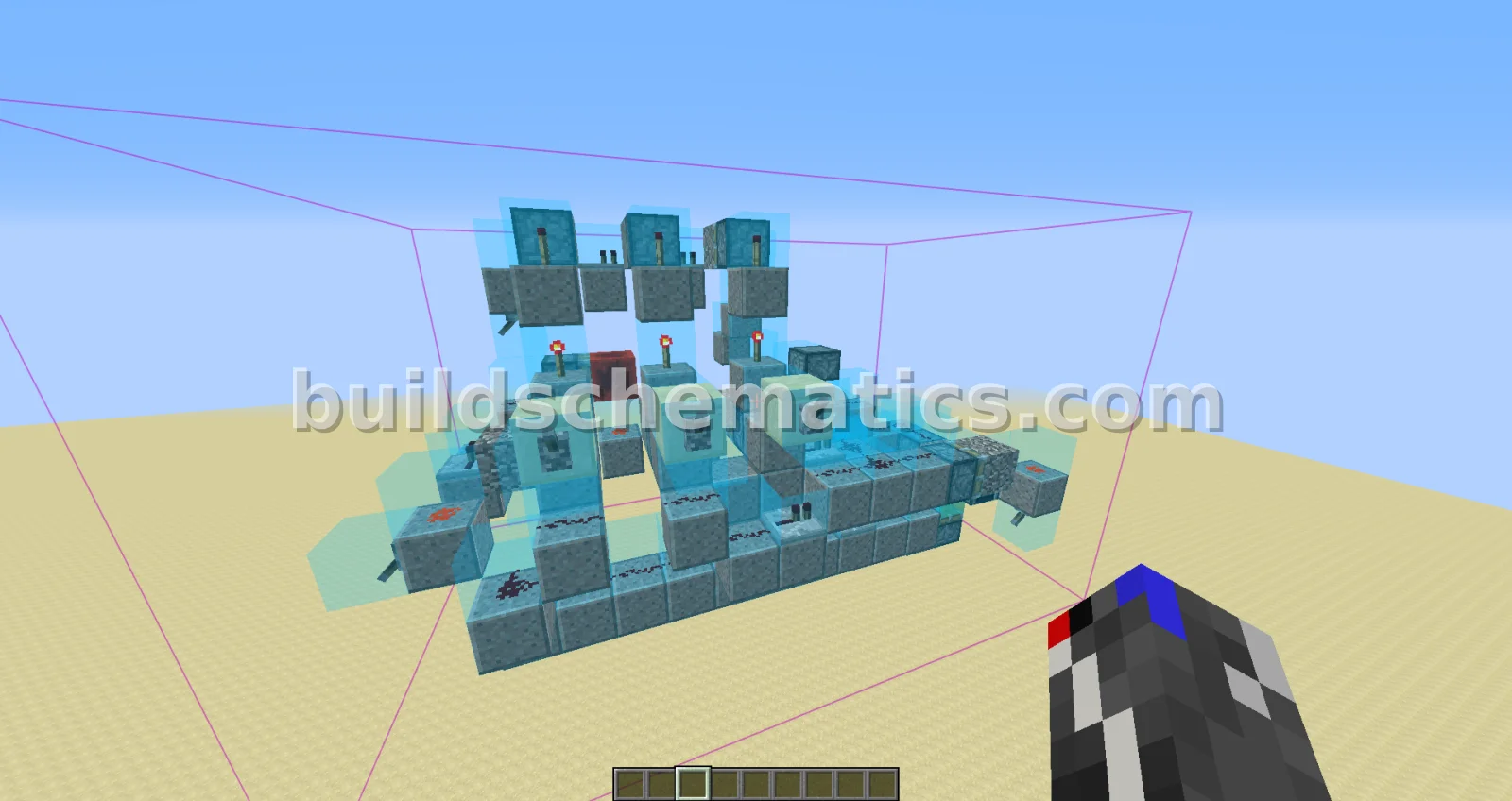 Triple Lever Redstone Switch
