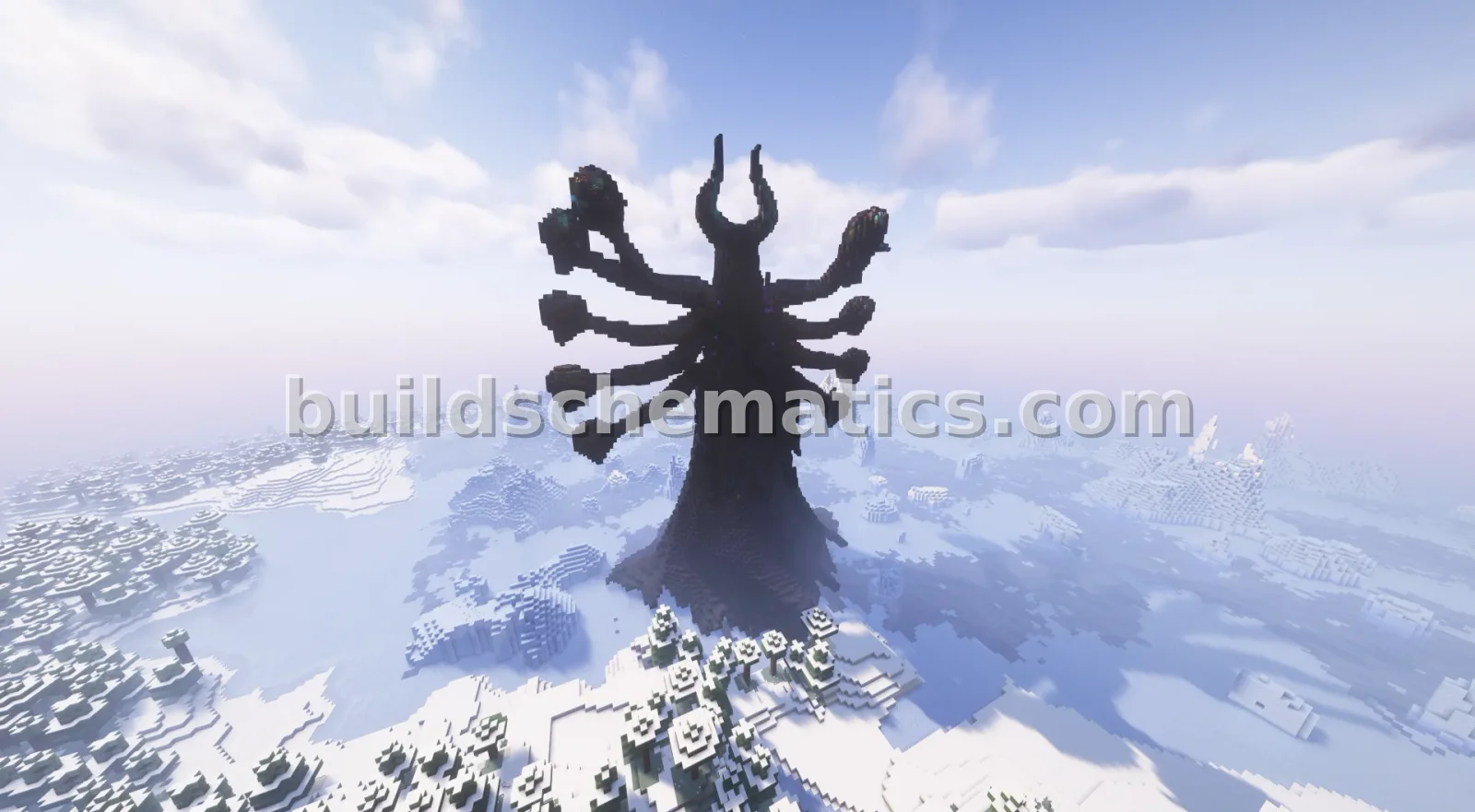 Fearsome Six-Armed Creature Statue — view 3