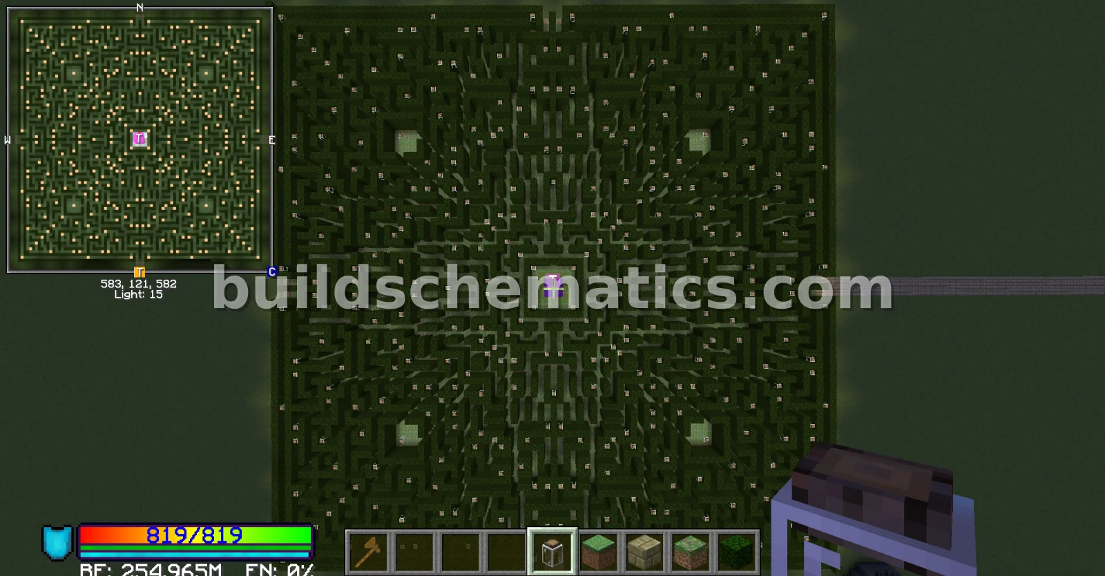 Giant Maze Structure — view 3