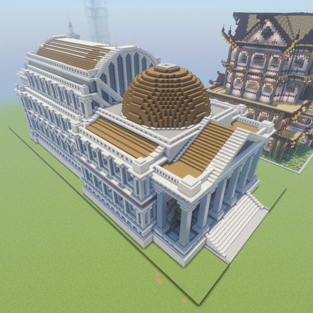 White Museum Structure