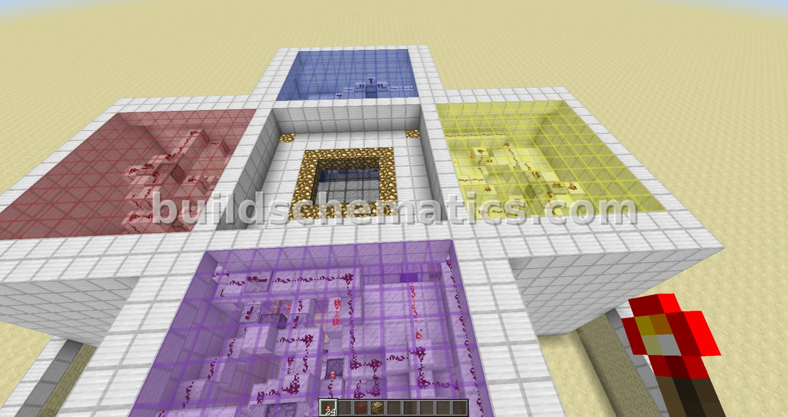 Redstone 4-Door Lock System — view 2