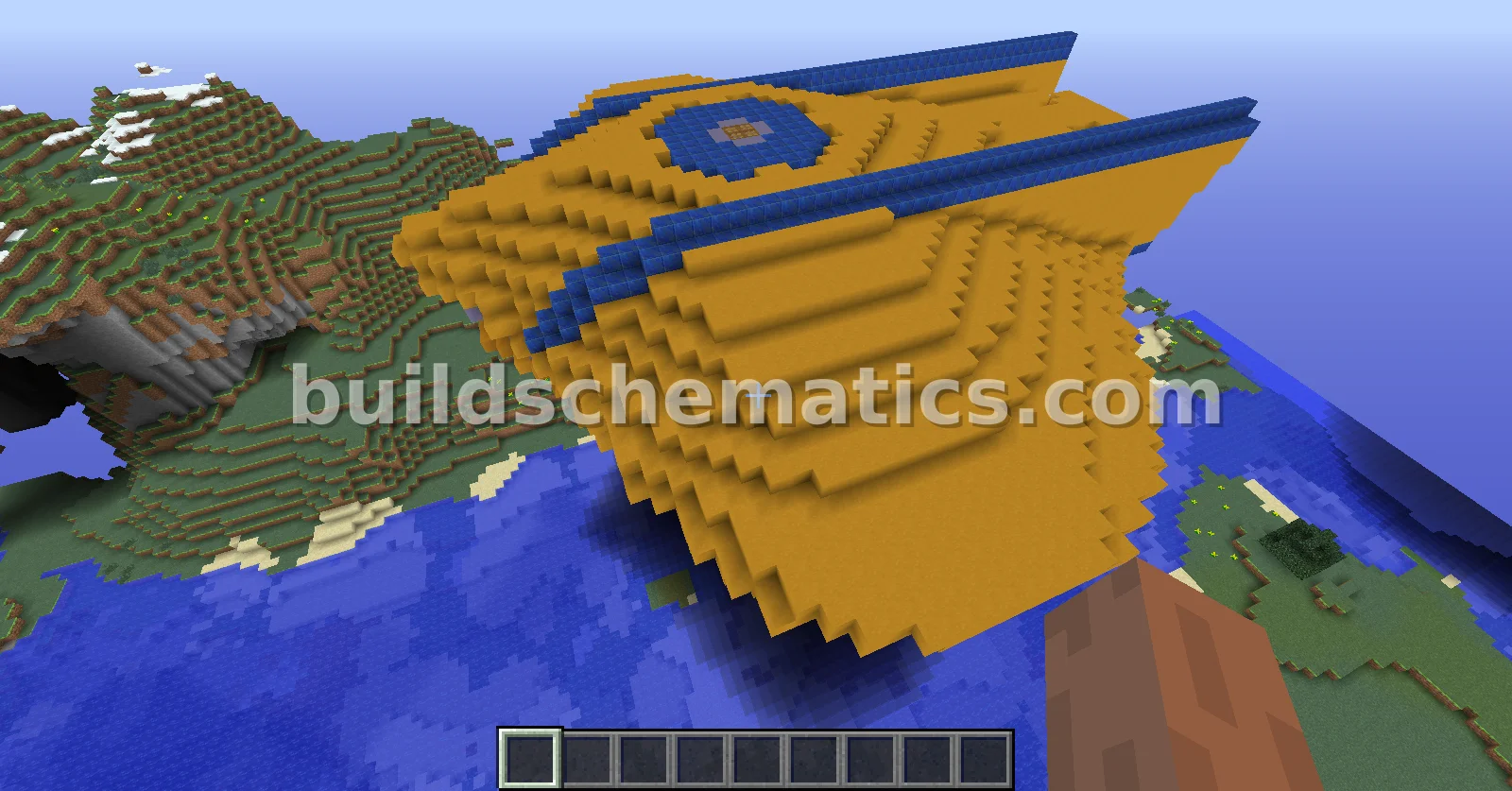 Oversized Flying Submarine