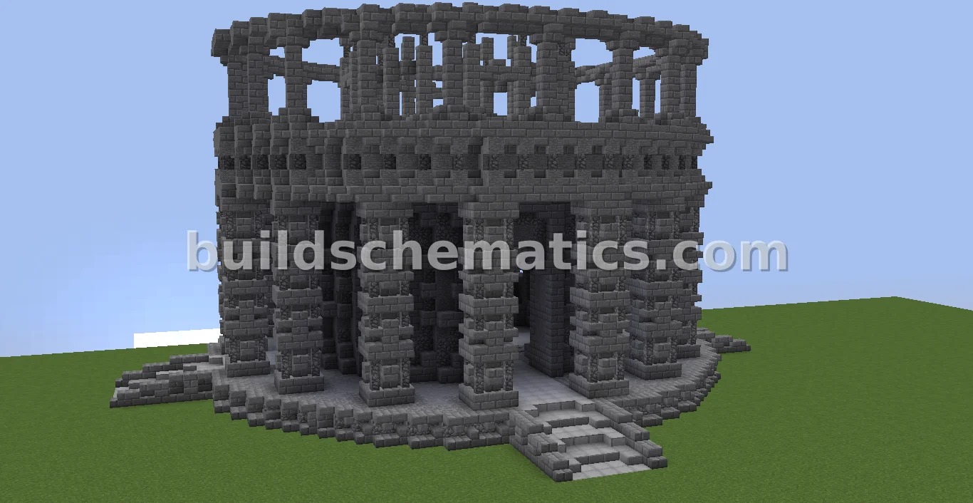 Ancient Stone Ruins Church — view 2