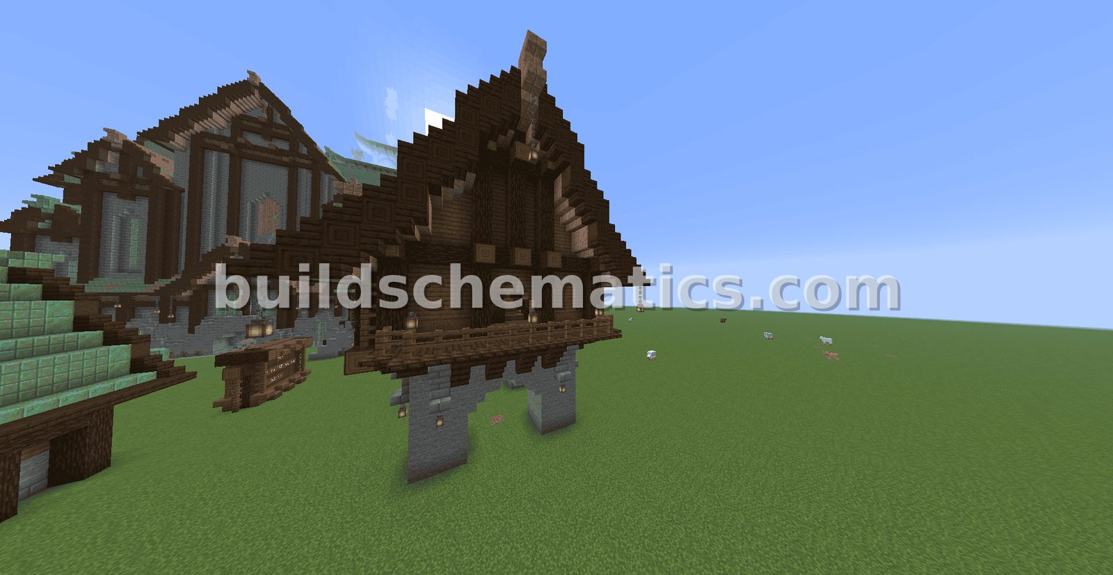 Copper Roof Hut Village House