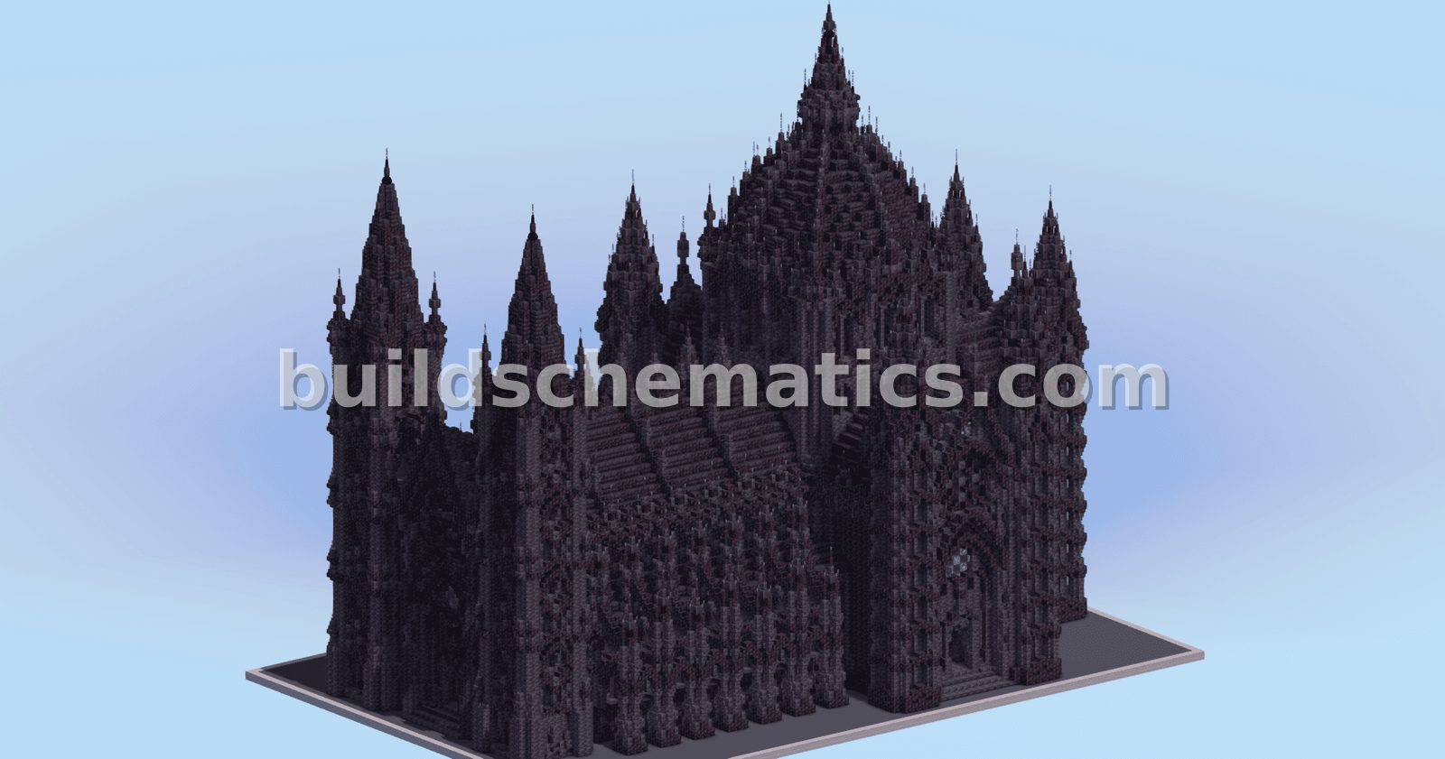 Gothic Cathedral Blackstone Structure