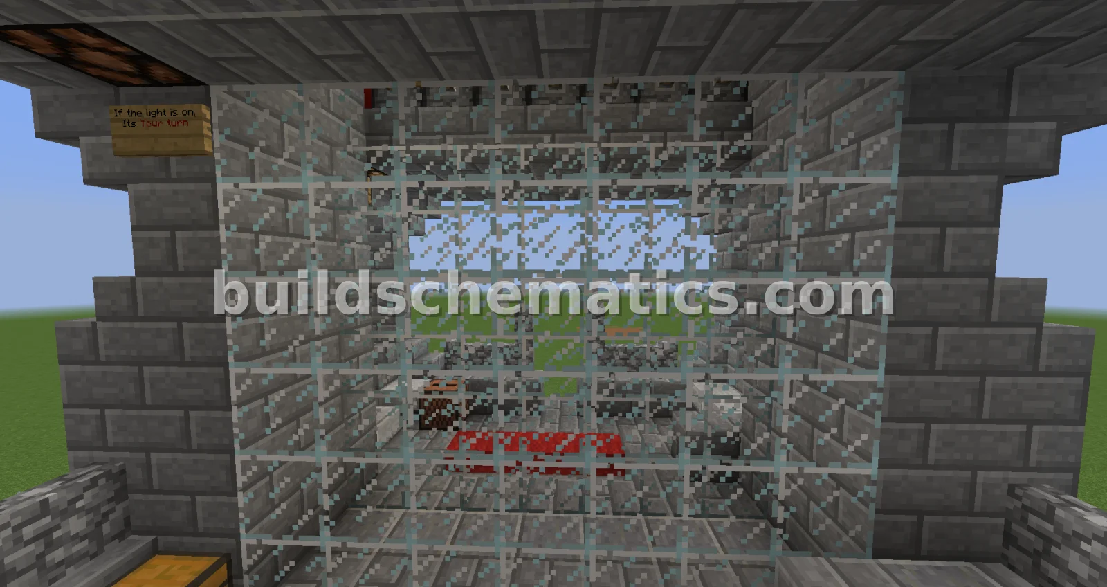 Connect Four Redstone Game — view 2