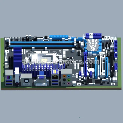 ASUS P8Z77-V PRO Thunderbolt Motherboard — view 3
