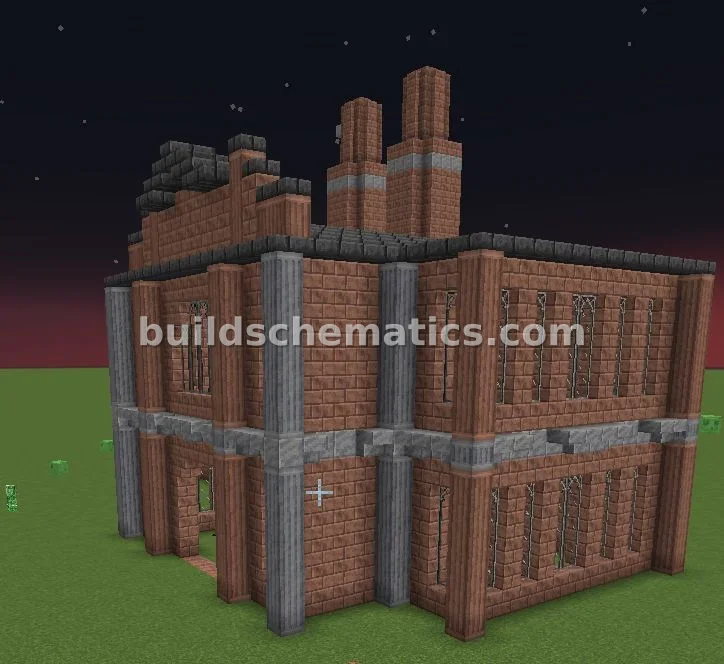 Granite & Deepslate Factory Building — view 2