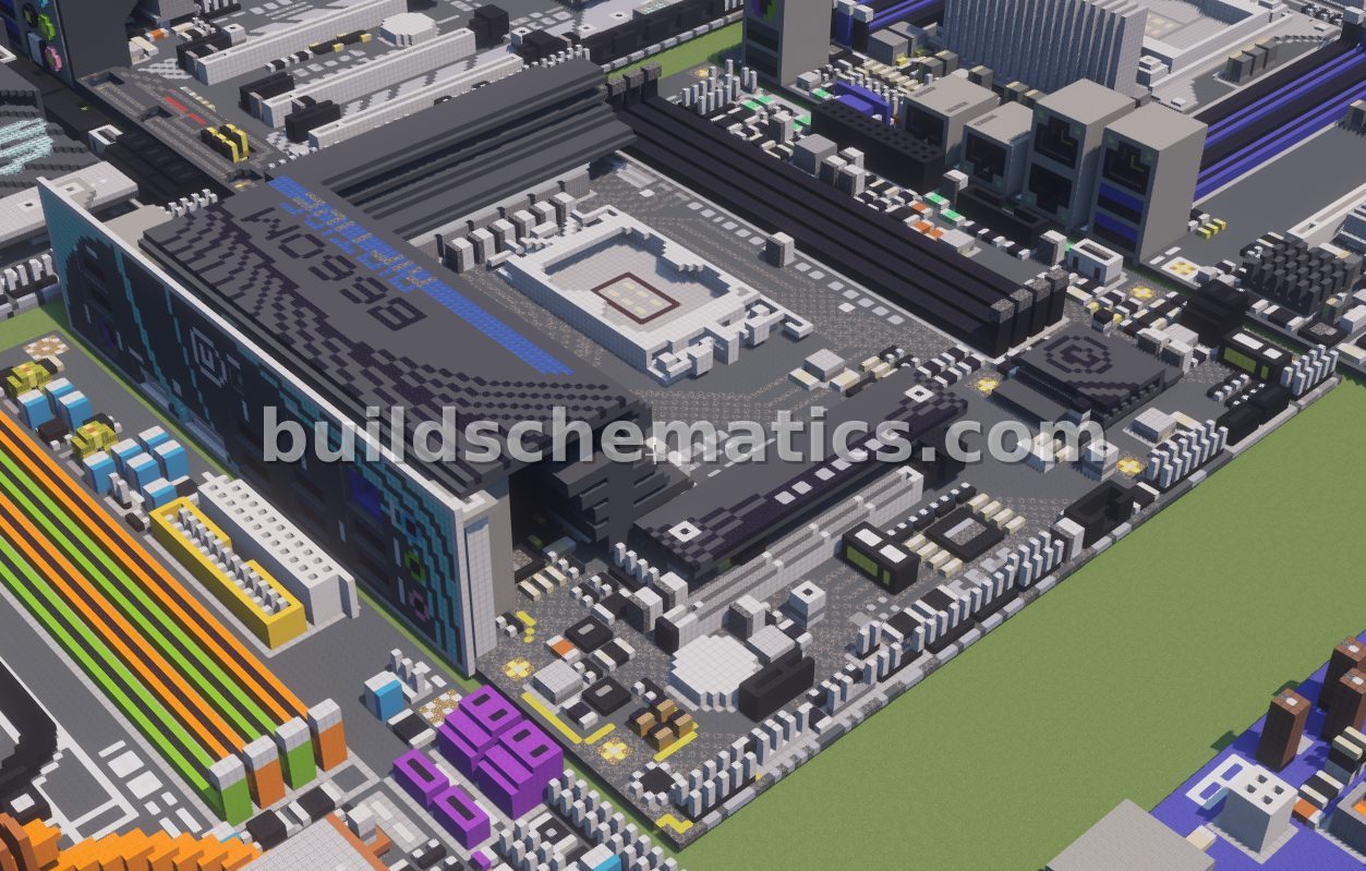 ASRock B660M PG Riptide Motherboard Pixel Art