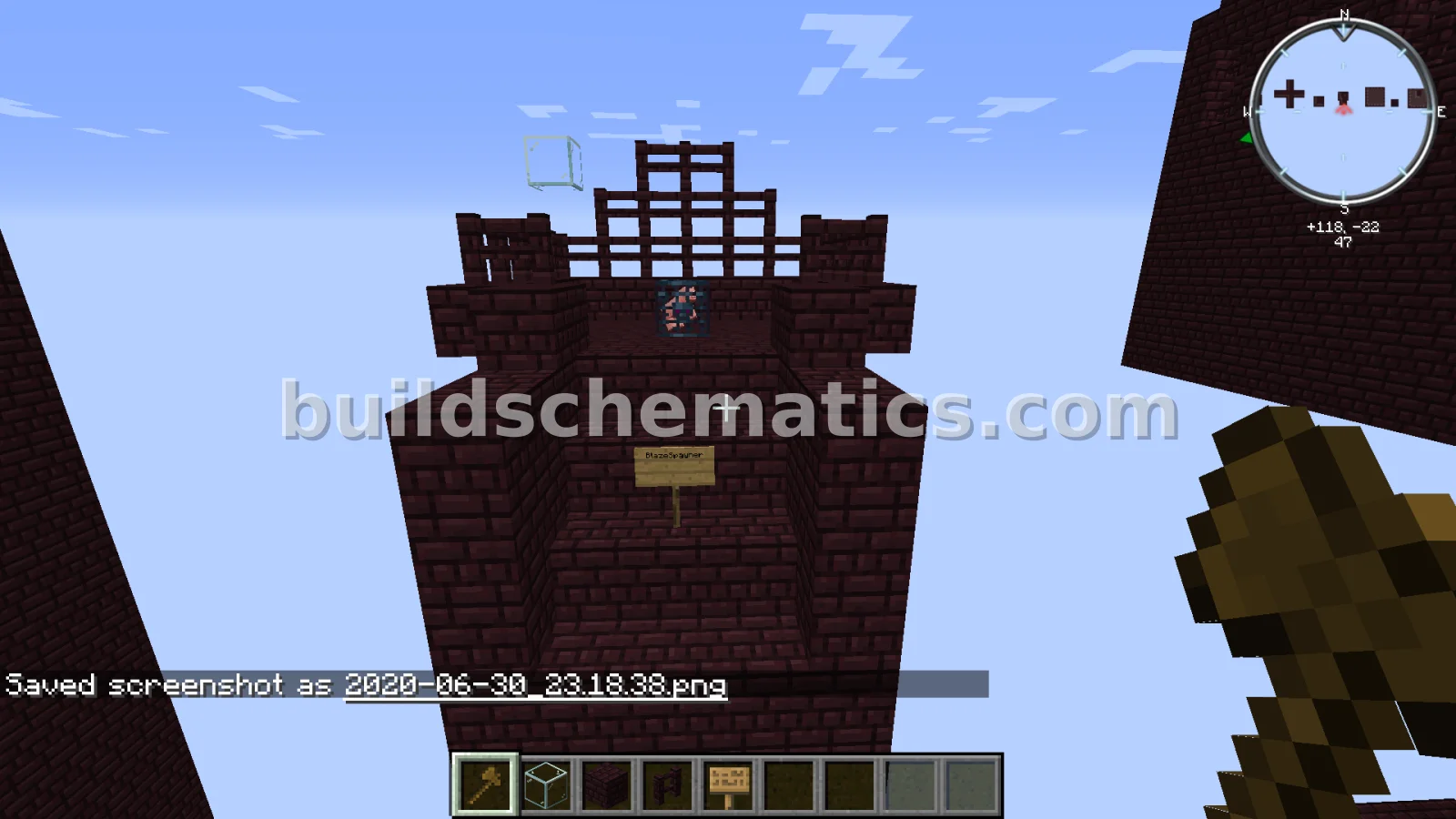 Nether Fortress Blaze Spawner