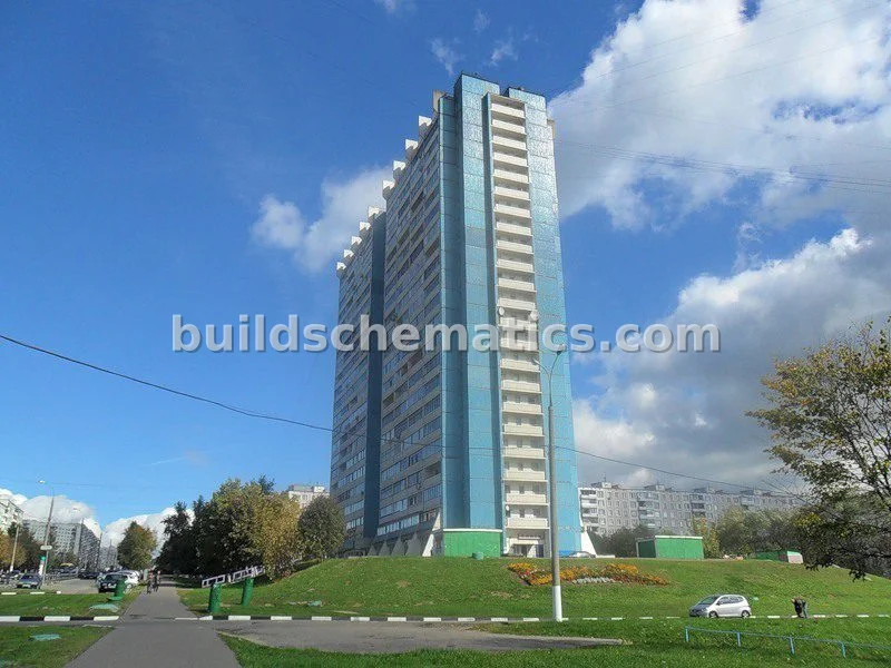 Soviet Style 22 Floor Building — view 3