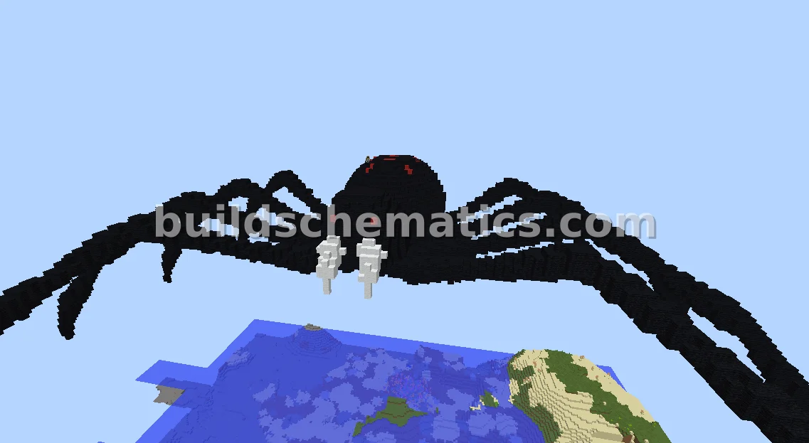 Giant Black Spider Sculpture — view 2