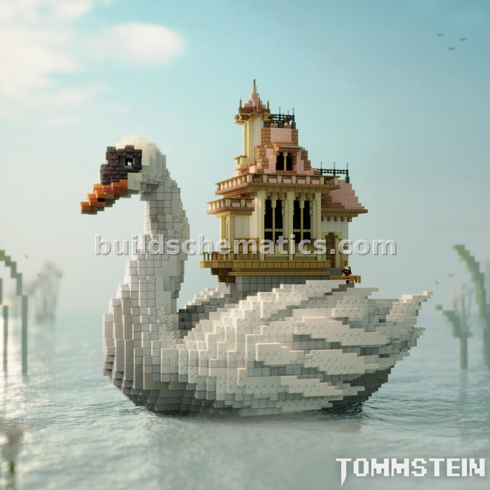Swan Pavilion House: Large Fantasy Estate