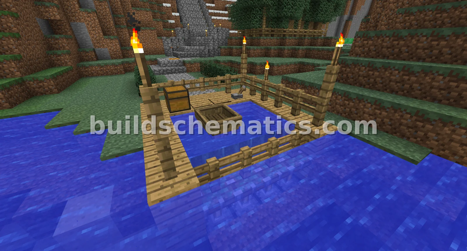 Redstone Boat Dock - Compact Design