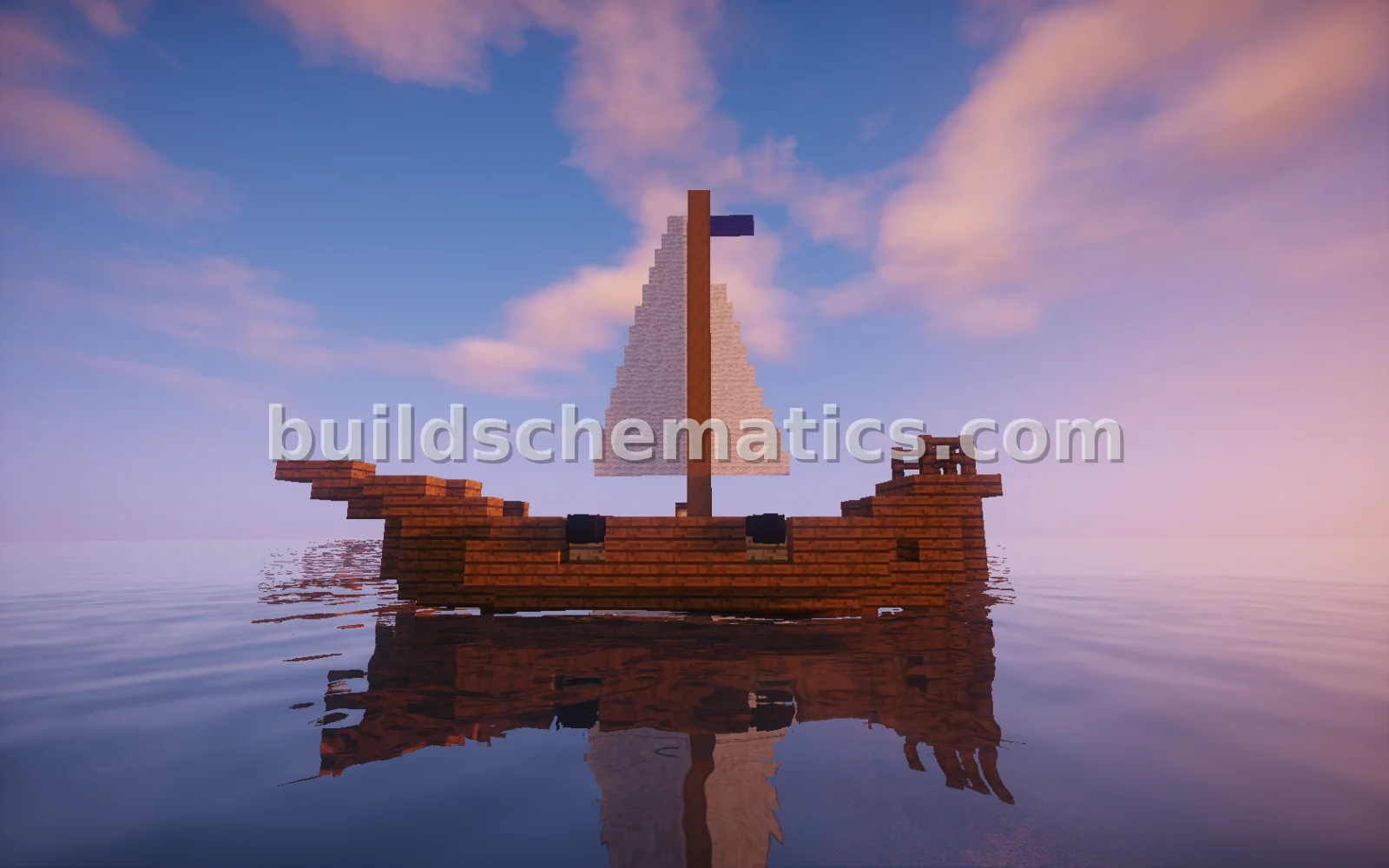 Small Realistic Sailboat Model