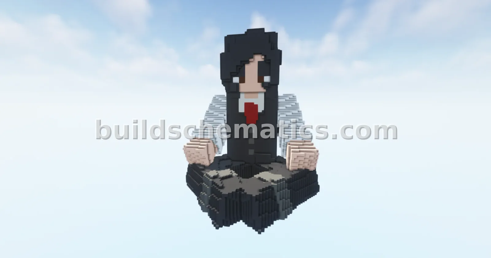 3D LekoO Statue Minecraft Build