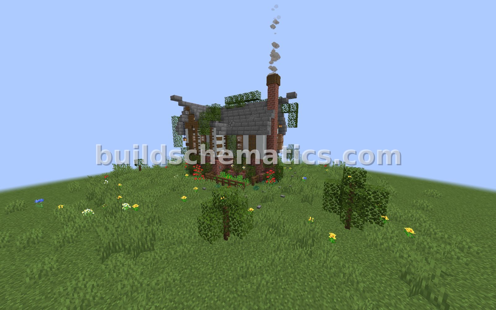Small Tudor House Schematic — view 2